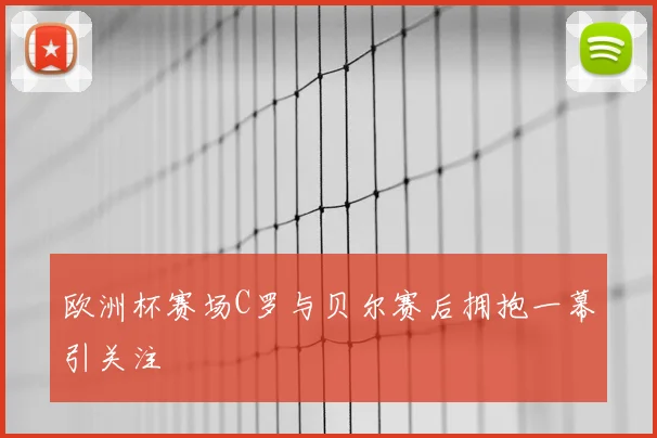欧洲杯赛场C罗与贝尔赛后拥抱一幕引关注